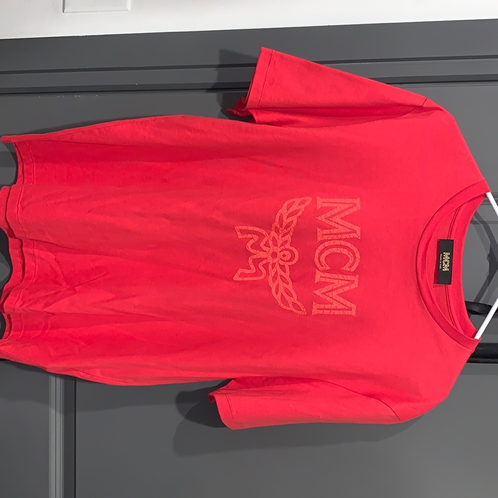 Reddish pinkish Mcm Shirt Brand New